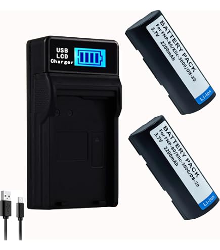 Amazon.com : Kastar FNP-80 Battery 3-Pack Replacement for Fujifilm